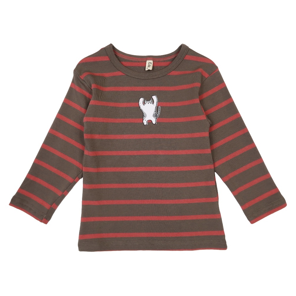 Kids Classic Long Sleeve Cotton Stripe T-Shirt